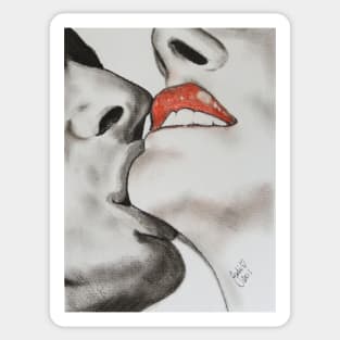 Sensual Kiss Sticker